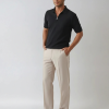 004 The Ribbed Zip Polo